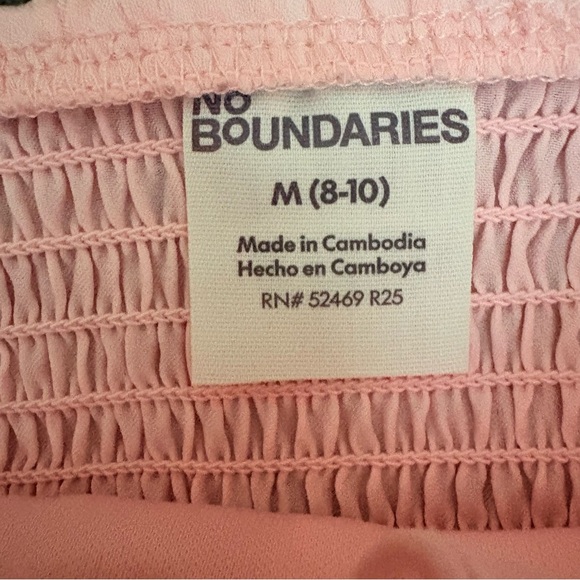 No Boundaries Light Pink Satin Chemise - Picture 2 of 3